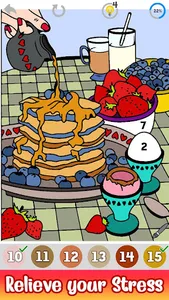 Food Glitter Color by Number screenshot 8