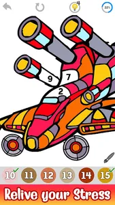 futuristic cars-coloring book screenshot 3