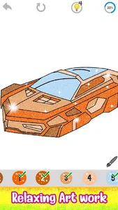 futuristic cars-coloring book screenshot 4