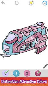 futuristic cars-coloring book screenshot 5
