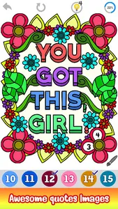 Girls Coloring Confident Brave screenshot 3