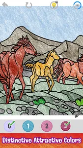 Horse Glitter Color by Number screenshot 4