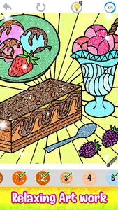 Ice Cream Paint by Numbers screenshot 1