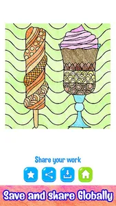 Ice Cream Paint by Numbers screenshot 6