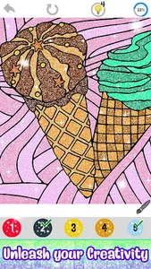 Ice Cream Paint by Numbers screenshot 7