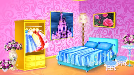 Princess Room Cleanup Washer screenshot 1