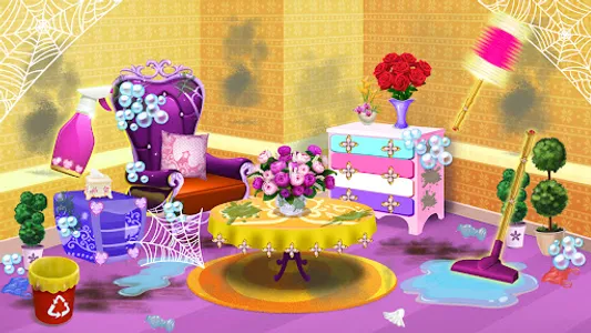 Princess Room Cleanup Washer screenshot 2