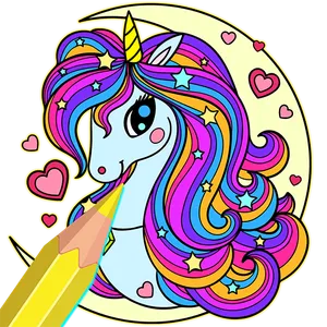 Unicorn Paint by Number Draw screenshot 7