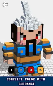 Color by Number 3D Voxel paint screenshot 2