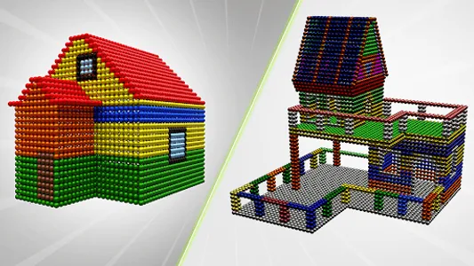 Houses Magnet World 3D : ASMR screenshot 0