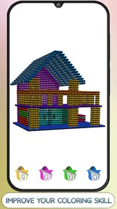 Houses Magnet World 3D : ASMR screenshot 4