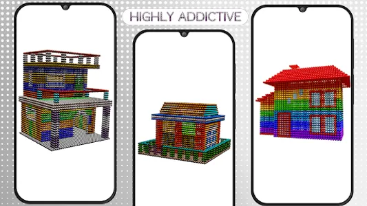 Houses Magnet World 3D : ASMR screenshot 5