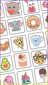Kawaii Crossstitch Coloring screenshot 3