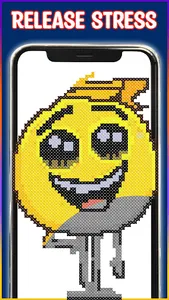 Kawaii Crossstitch Coloring screenshot 4