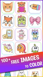 Kawaii Crossstitch Coloring screenshot 5