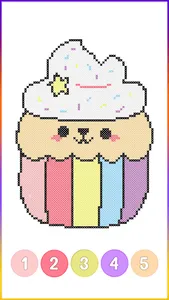 Kawaii Crossstitch Coloring screenshot 6