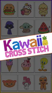 Kawaii Crossstitch Coloring screenshot 7