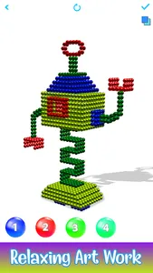 Robots Magnet World 3D : ASMR screenshot 1