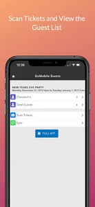 GoMobile Events Manager screenshot 0