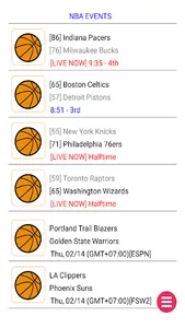 Live Streaming NFL NCAAF NBA screenshot 0