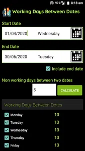 Date Calculator screenshot 5