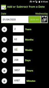 Date Calculator screenshot 6