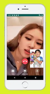 Rose BlackPink: Video call - f screenshot 1