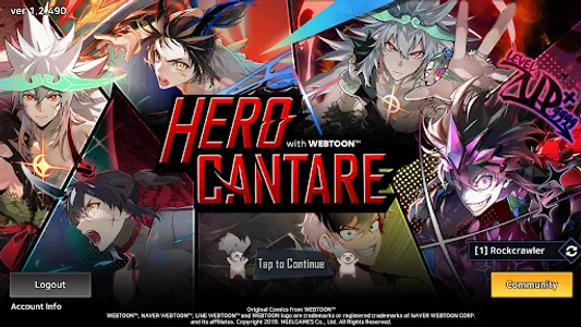 Hero Cantare with WEBTOON™ screenshot 0