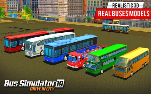 City Bus Driving Coach Games screenshot 10