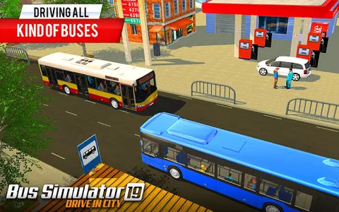 City Bus Driving Coach Games screenshot 5