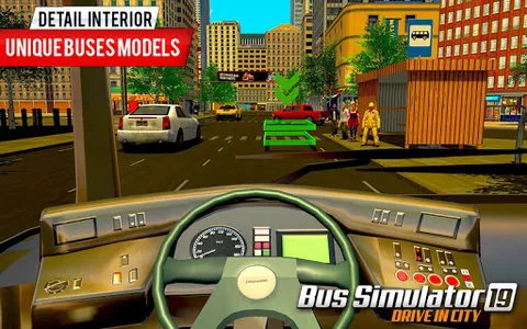 City Bus Driving Coach Games screenshot 6