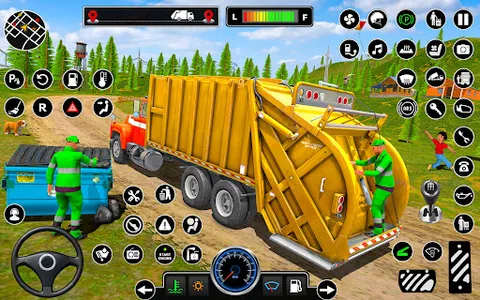 Offroad Garbage Truck Driving screenshot 11