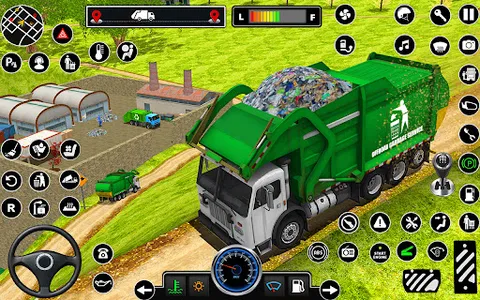 Offroad Garbage Truck Driving screenshot 8