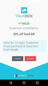 TalkBox Voucher Scanner screenshot 1
