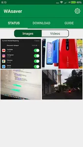 WAsaver - Download status vide screenshot 1
