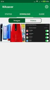 WAsaver - Download status vide screenshot 2