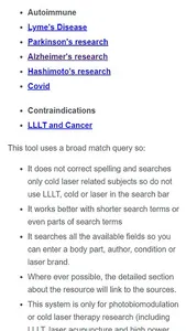 Light & Laser Therapy screenshot 2