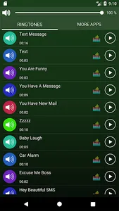 Funny SMS Tones and Sounds screenshot 2