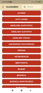 Glosario del vino en LSA screenshot 2