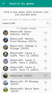Game Finder screenshot 1