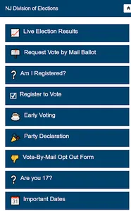 NJ Elections Dashboard screenshot 0