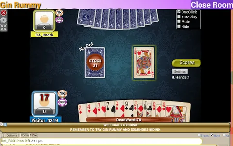 Gin Rummy Nidink screenshot 2