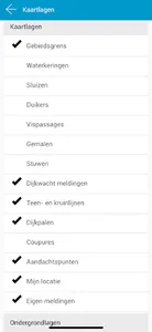 Dijkwacht App screenshot 2