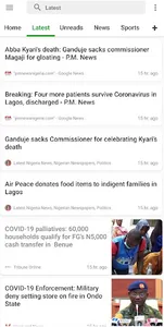 Nigeria News - RSS Reader screenshot 2