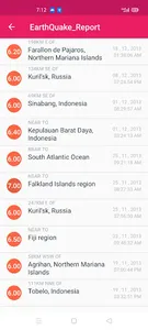 earthquake_report screenshot 0