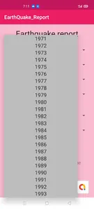 earthquake_report screenshot 2
