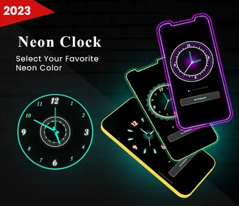 Night Clock Lock Screen screenshot 2