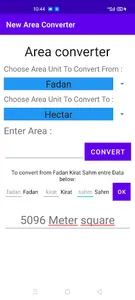 new area converter screenshot 6