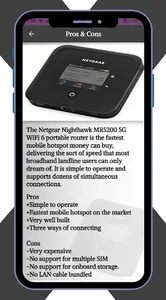 Nighthawk M5 5G WiFi Guide screenshot 1