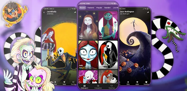 Tim Burton Character Wallpaper screenshot 16